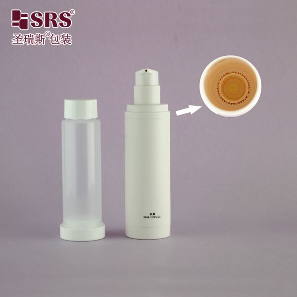 Replaceable Recyclable PCR 30ml 50ml 100ml Facial Skincare Serum PP Airless Bottle