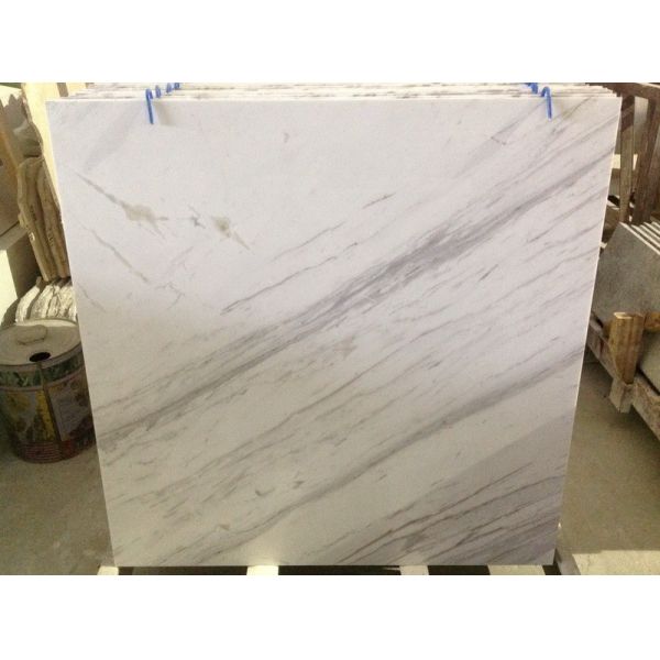 Greece Volakas White Marble white marble with Black Veins Polished tiles from China