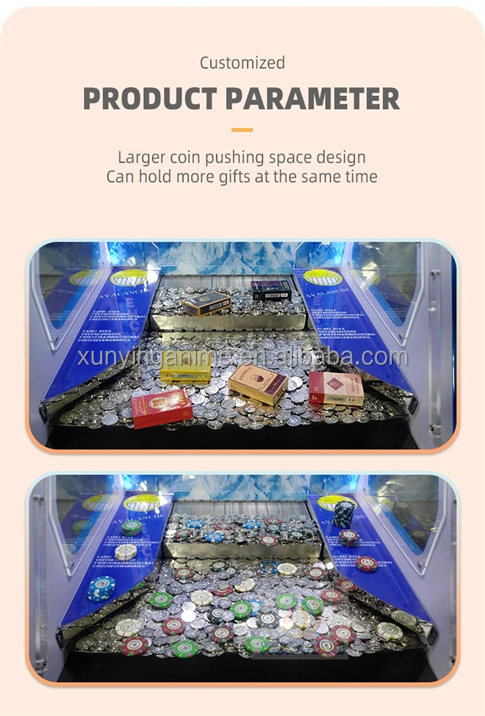 Multicade Arcade Game Machine Carnival Coin Push Machine OEM