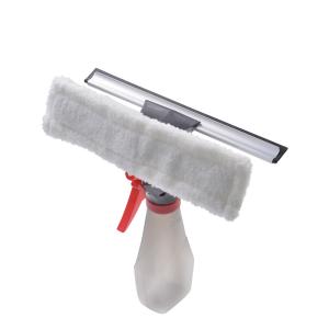 China 3 In 1 Dry Scraper Nozzle Window Cleaner Squeegee Misting Spray Bottle Microfiber Cloth Pad on sale