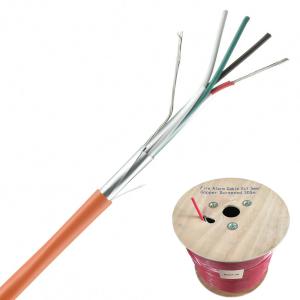 China 2 Cores Round Electric Smoke Detector Sensors 2 Wire 18AWG with PVC Insulation Material on sale