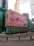 IP65/66 Rated Mesh LED Display with 50% Transparency Rate and 60° vert. Viewing
