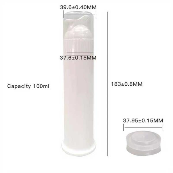 Quality Easy to use Toothpaste Airless Pump Bottles Custom Label available Dispensing System for sale