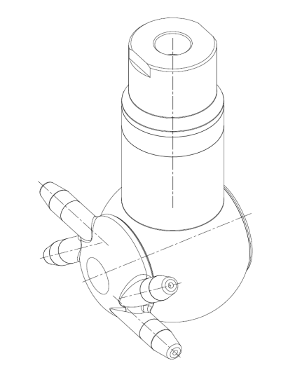Sanitary Stainless Steel 45m3/H Tank Spray Balls