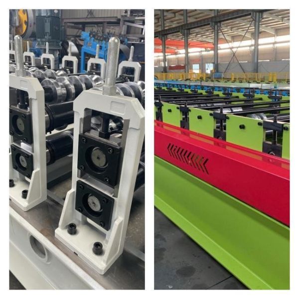 Roof / Wall Metal Roofing Sheet Making Machine Trapezoidal Roofing Sheet Roll Forming Machine