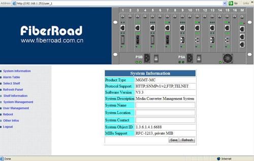 Quality OAM 10 / 100M Web-smart Manageable Media Converters Software SNMP Centralized for sale
