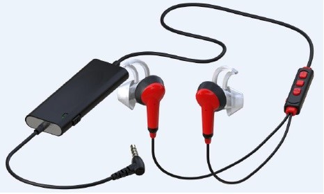 Noise-canceling Headphone, wide range Frequency response, battery embedded, high sensitivity
