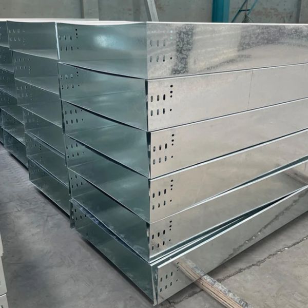 Wall Mount Cable Tray Solid Galvanized With Installation Method And Finish Galvanized