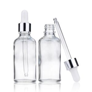 50ml Glass Dropper Bottles-Essential Oil Makeup Cosmetic Liquid Containers