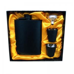Wholesale 8oz Stainless Steel Whisky Hip Flask Gift Box Set Customized Logo from china suppliers