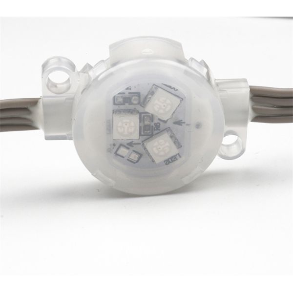 RGB Waterproof LED Point Light 30mm DC12V With IP67 Miracle Bean LED