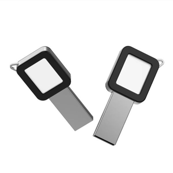Engraving Logo Metal Crystal Usb Stick 2.0 Full Led Light Shinny