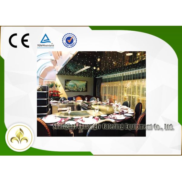 12 Seat Induction / Electric Hibachi Grill Table High Efficiency With Air Extractor