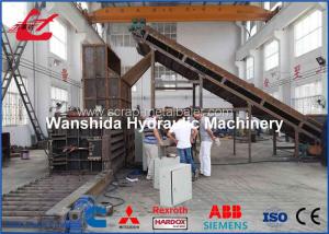 Horizontal Waste Paper Compactor Machine Automatic Belting Feeding Conveyor Y82W-125A