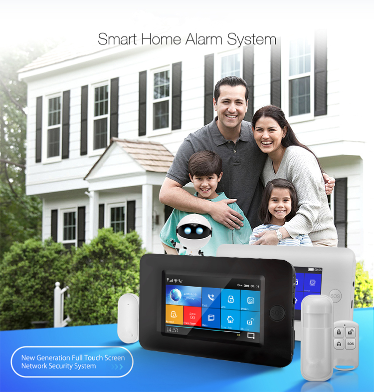 4.3 TFT Touch Tuya Pir Sensor 433Mhz Wifi Door And Window Sensor