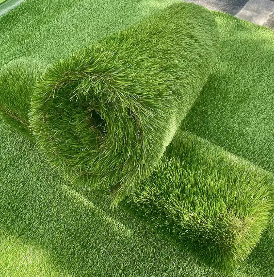 Plastic Lawn Perfect Solution For Green Synthetic Turf Landscape