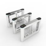 Access Control Swing Turnstile Barrier Compatible With Push Release Button