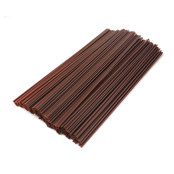 Plastic Drinking Straws in brown color 17 cm or 12 cm length