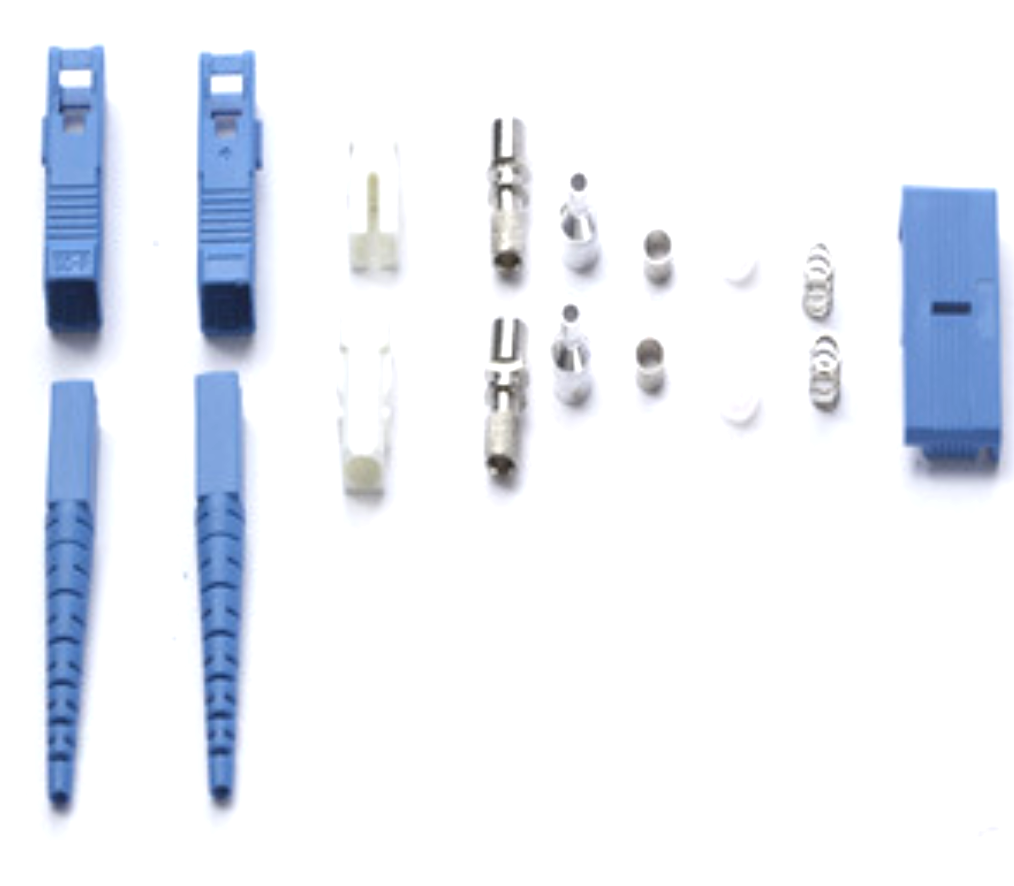 Duplex SC Connector 0.15dB Insertion Loss Optical Fibre Cable Connectors