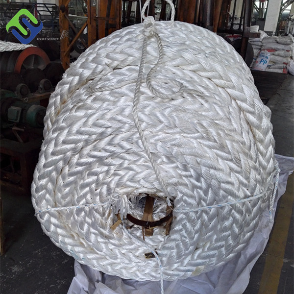 8 Strand Polyamide 100% Nylon Marine Mooring Hawser Rope With ABS Certificate