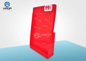 Wholesale Innovation Cardboard Peg Hook Display Pantone Color With Custom Design from china suppliers