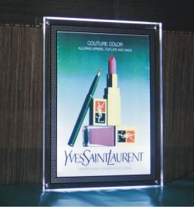 Crystal led light box standing single side