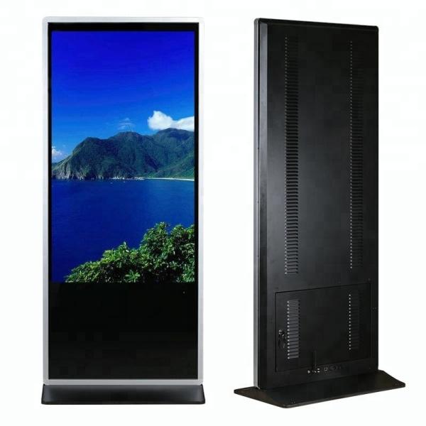 Quality Iphone Style Frame Multi Touch Digital Signage Kiosk Floor Stand Android 5.1 for sale