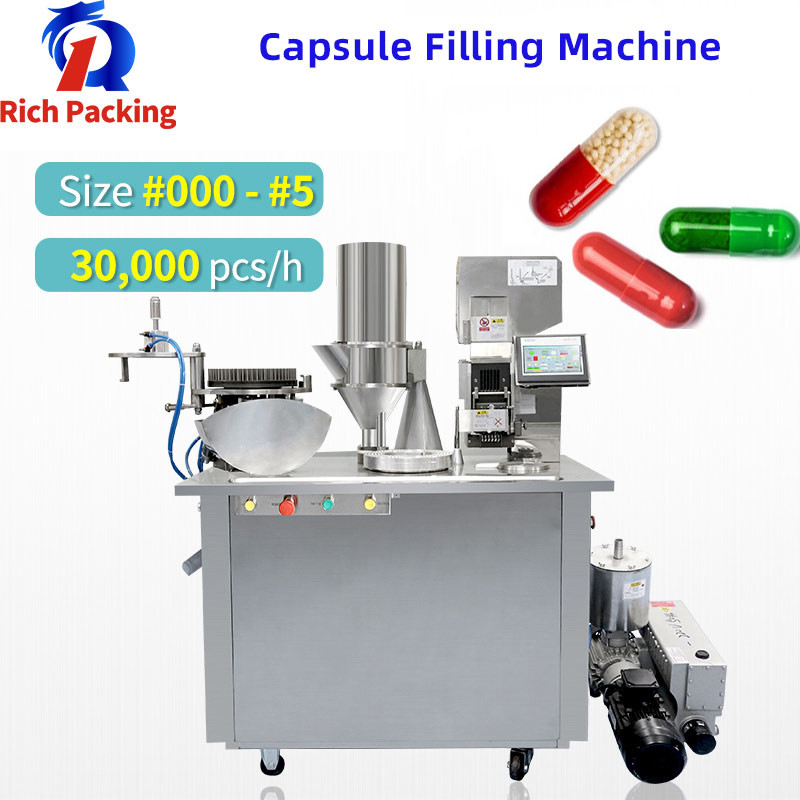 Wholesale 30000 Pcs/H Capsule Filler Filling Machine Semi Automatic Lab from china suppliers