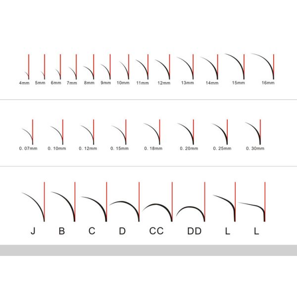 Silk PBT Fiber Material Russian Volume Lashes With Customized Package