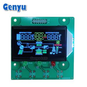 Wholesale Segment LCD VA Black Background Color Icons White Digits for Inverter from china suppliers
