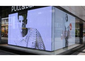 14bits Led Window Display Screens AC130V Novastar Control For Shop