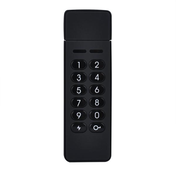Quality USB Encrypted Flash Drive Password Key 32GB Aluminum with Keypad Portable 256-bit AES XTS Hardware for Business for sale