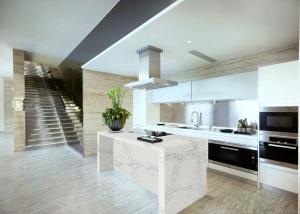 Wholesale Artificial Quartz Bathroom Floor Tiles Non Slip SGS And NSF Certificate from china suppliers