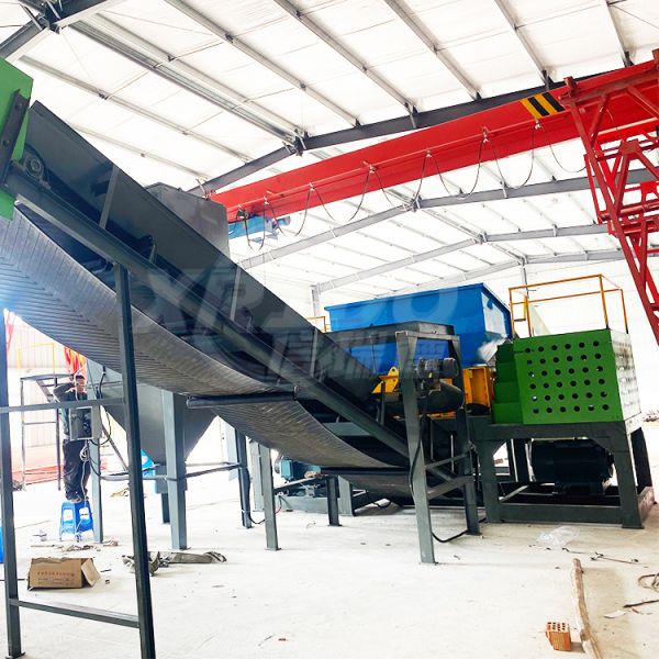 Glass Bottle Shredder Automatic Waste Metal Shredder Plastic Shredder Industrial Shredding Machine Glass Crusher