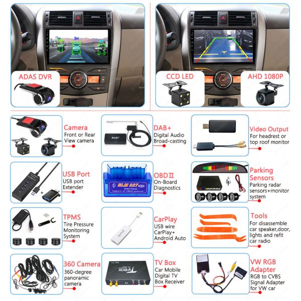 9th Gen Carplay Honda Android Radio 2013 2015 2016 2017 2014 Honda Accord Android Head Unit