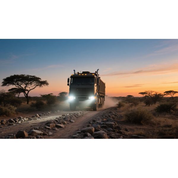 30w 7200 LM Led Truck Headlight Withstand Voltage Of 63V