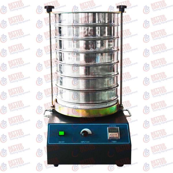 Quality 0.25mm-3mm dia Vibrating Aggregate Sieve Shaker for sale