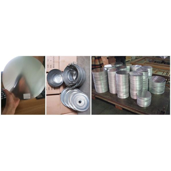 Round Aluminium Discs Circles For Deep Drawing Pan ISO9001 Approval