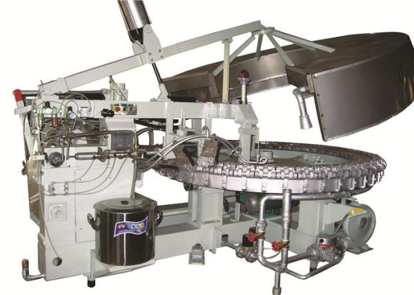 Quality 0.6MPa Ice Cream Waffle Cone Machine , Wafer Cone Making Machine Field Installation for sale
