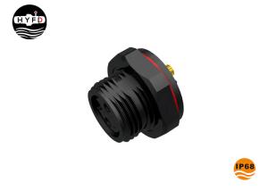 China M19 4 Pin Nylon PA66 Panel Mount Power Connector on sale