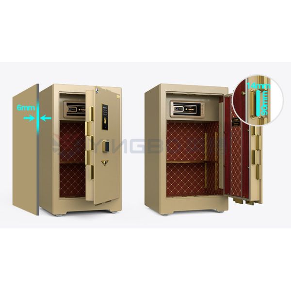 5.5 Cu Ft Dual Alarm Bank Security Safe 126±2kg 4 Open Ways Smart Safe Box YB/ZY-80