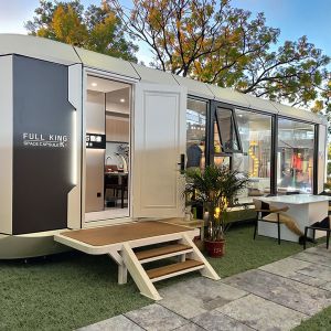 Wholesale UV Resistant Fireproof Space Capsule House Personalized Finish Configurations from china suppliers