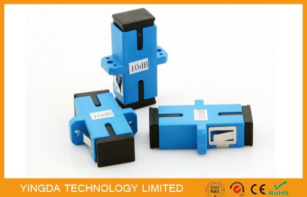 Quality CATV 10 dB Optical Fiber Attenuator SM SC FC LC ST MU , Single Mode Fiber Attenuator for sale