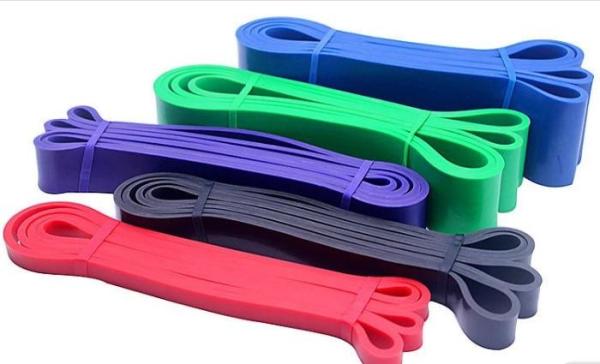 Quality Width 21mm Latex Elastic Stretch Loop Resistance Bands for sale