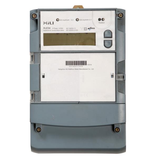 Quality High Precision residential smart energy meters , 3 fase kwh meter Class 1 for sale