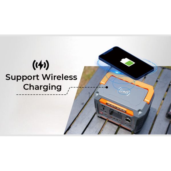 300W 270Wh Portable Solar Camping Power Station With Pure Sine Wave Inverter Lithium Ion Battery