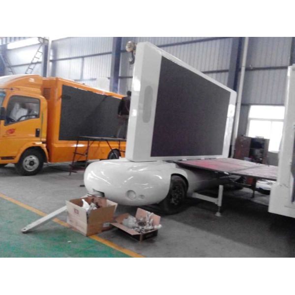 Custom Outdoor Led Mobile Billboard P6 DC12 - 36V Input Voltage Long Life Time