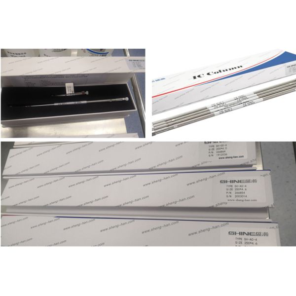 4.6mm Dia 100mm Length Cation Exchange Column SH-CC-3