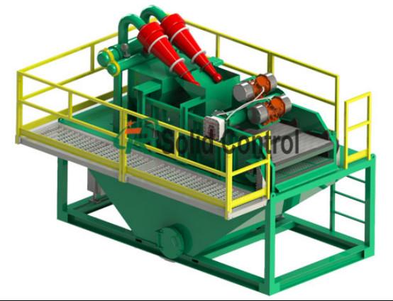 Quality Double Layers Bored Pile Construction Drilling Mud System Vibration Motor Supported for sale