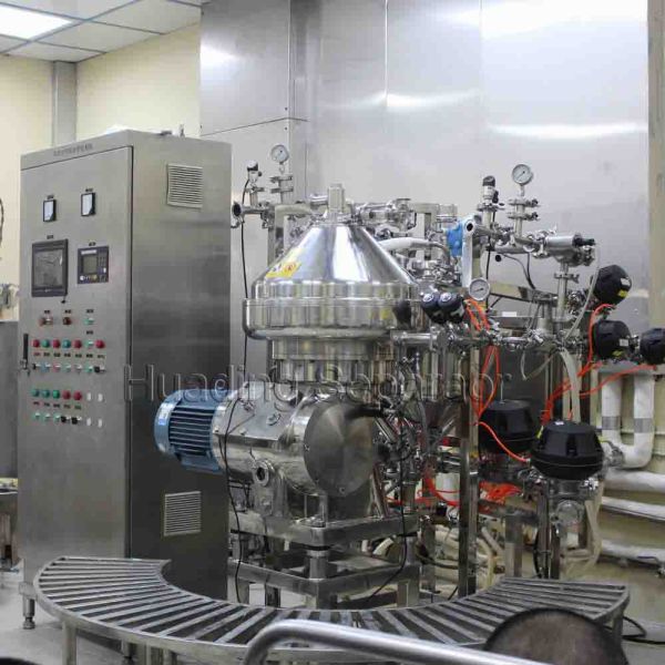 Vertical Yeast Centrifugal Separator CIP Self Cleaning Separator